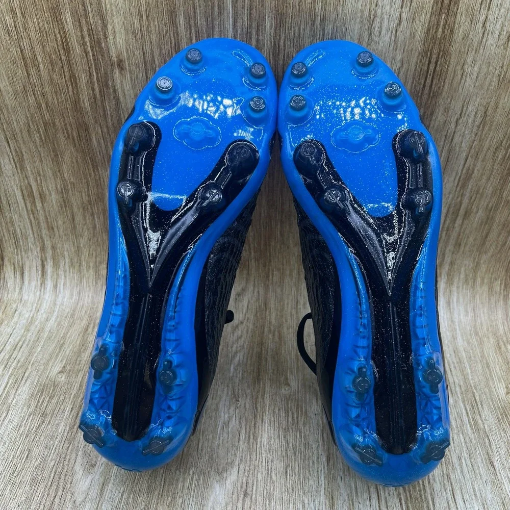 Under Armour Magnetico Elite 5‎ FG Men's Size 8 Soccer Cleats Black Blue NEW